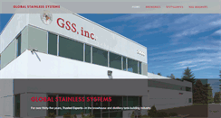 Desktop Screenshot of globalstainlesssystems.com